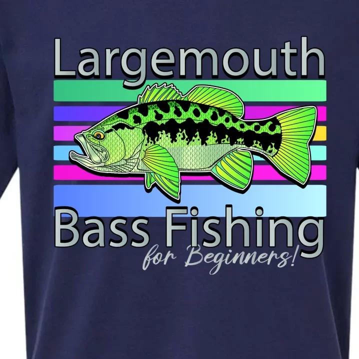 Largemouth Bass Fishing For Beginners Sueded Cloud Jersey T-Shirt