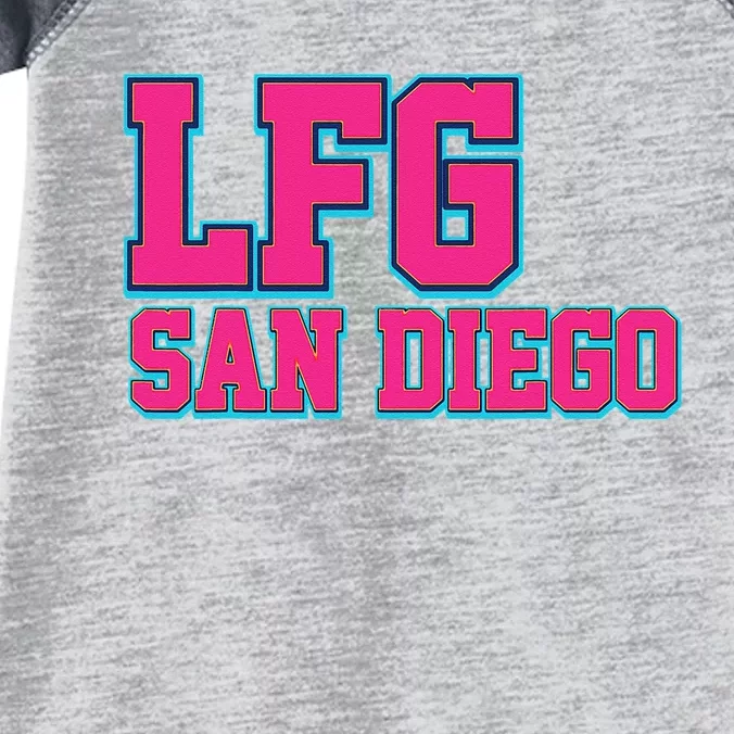 LFGSD Baseball Fan San Diego Sports LFG SD Infant Baby Jersey Bodysuit