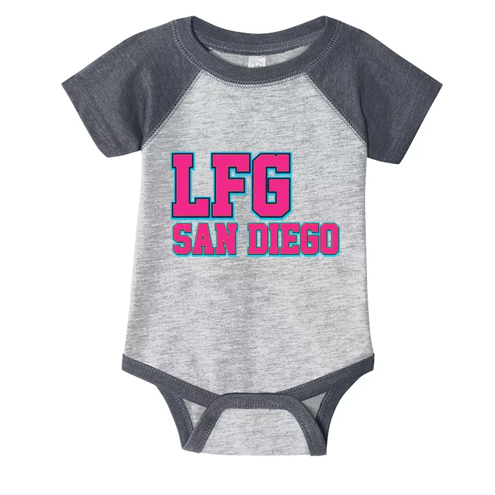 LFGSD Baseball Fan San Diego Sports LFG SD Infant Baby Jersey Bodysuit