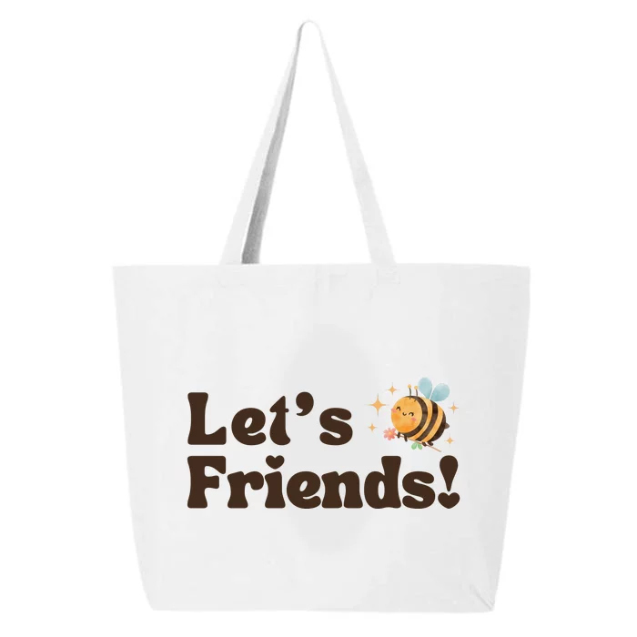 Lets Bee Friends Funny Bees Lover 25L Jumbo Tote