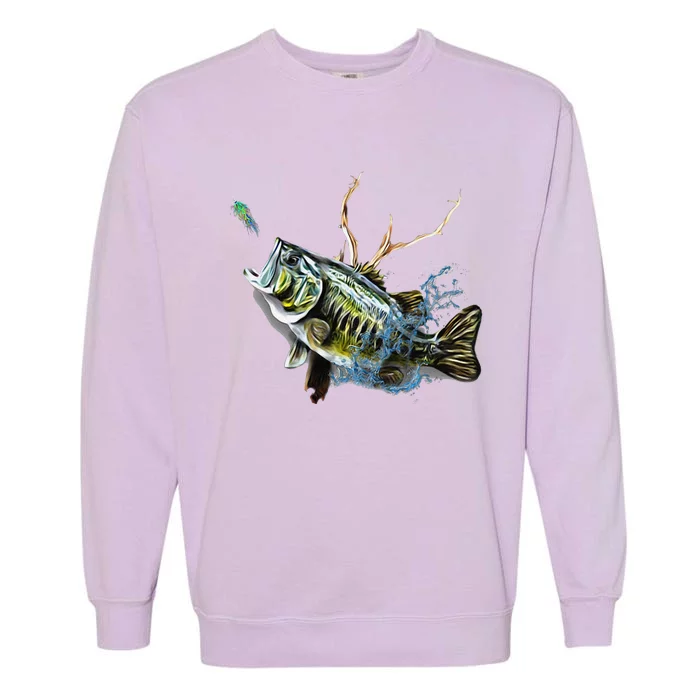 Largemouth Bass Fishing Largemouth Bass Garment-Dyed Sweatshirt