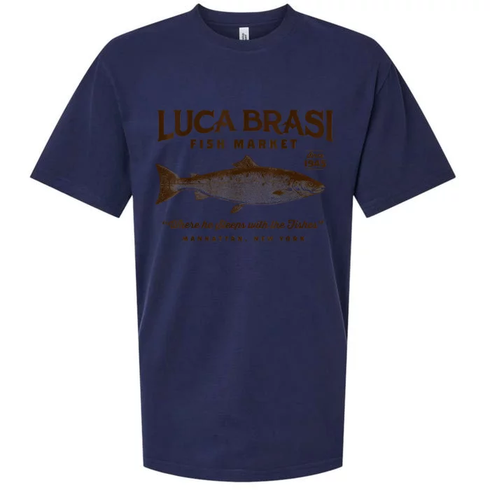 Luca Brasi Fish Market Sueded Cloud Jersey T-Shirt