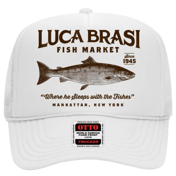 Luca Brasi Fish Market High Crown Mesh Trucker Hat