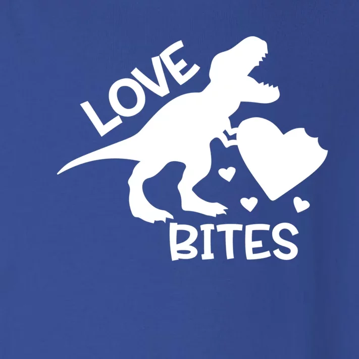 Love Bites Funny T Rex Valentines Dinosaur Cool Gift Toddler Long Sleeve Shirt