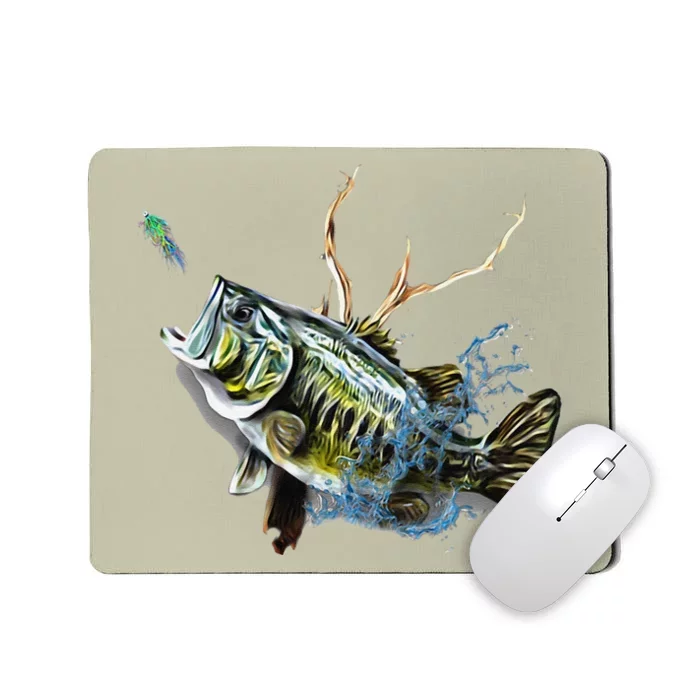 Largemouth Bass Fishing  & Largemouth Bass Mousepad