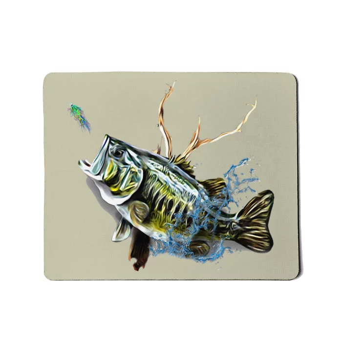 Largemouth Bass Fishing  & Largemouth Bass Mousepad