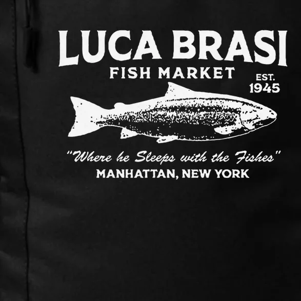 Luca Brasi Fish Market The Godfather Fishing Daily Commute Backpack