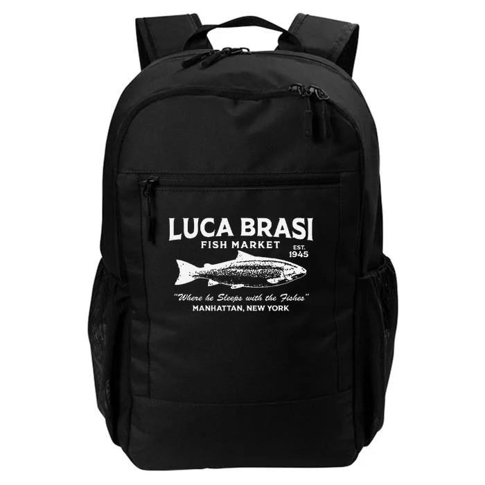 Luca Brasi Fish Market The Godfather Fishing Daily Commute Backpack