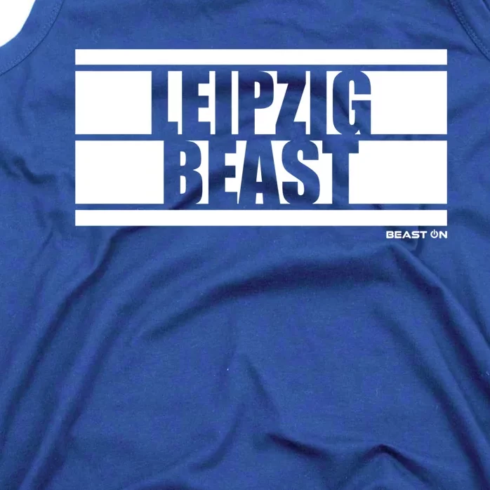 Leipzig Beast Fitness Training Gym Motivation Sayings Gift Tank Top