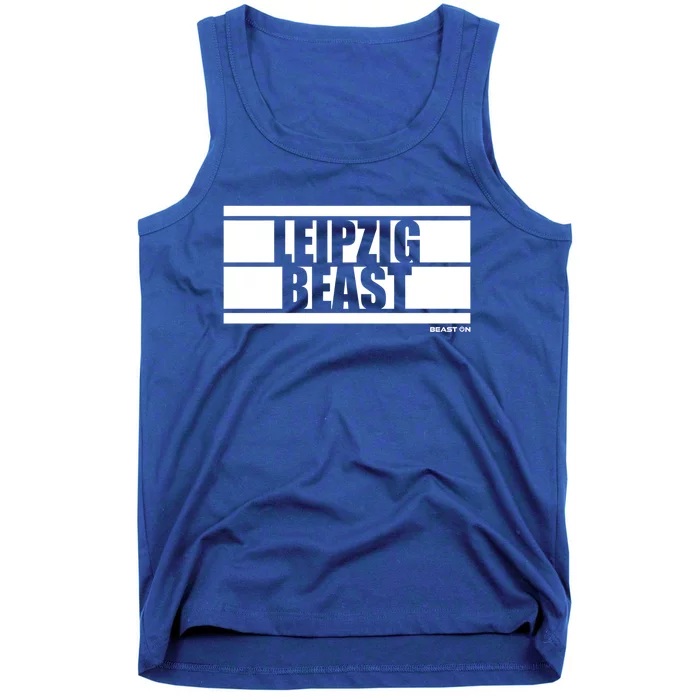 Leipzig Beast Fitness Training Gym Motivation Sayings Gift Tank Top