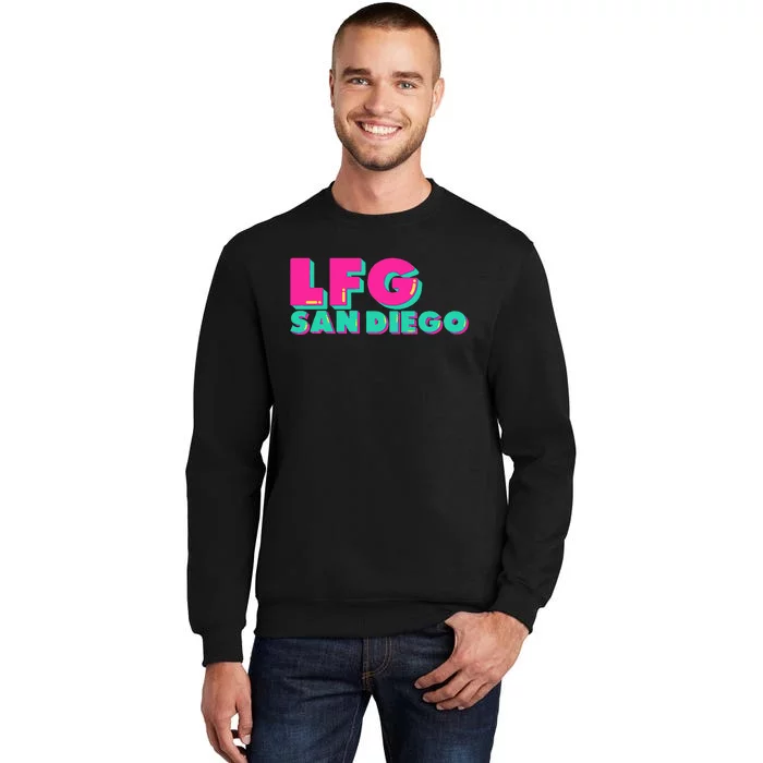 Lfgsd Baseball Fan San Diego Sports Lfg Sd Tall Sweatshirt