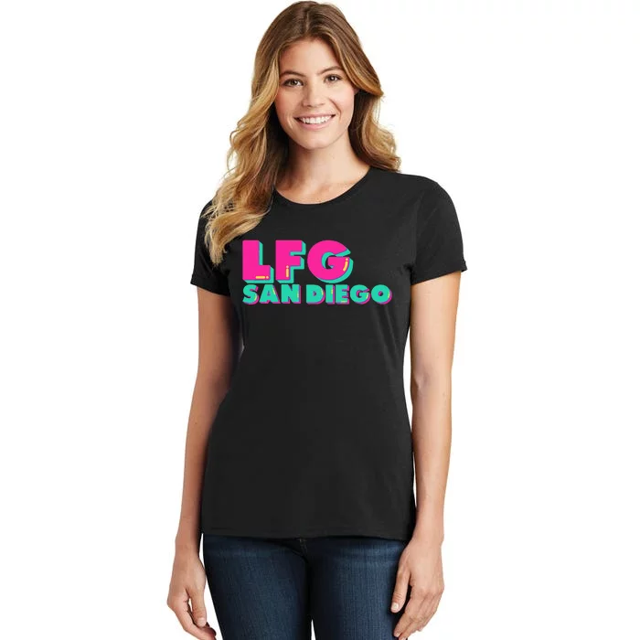 Lfgsd Baseball Fan San Diego Sports Lfg Sd Women's T-Shirt