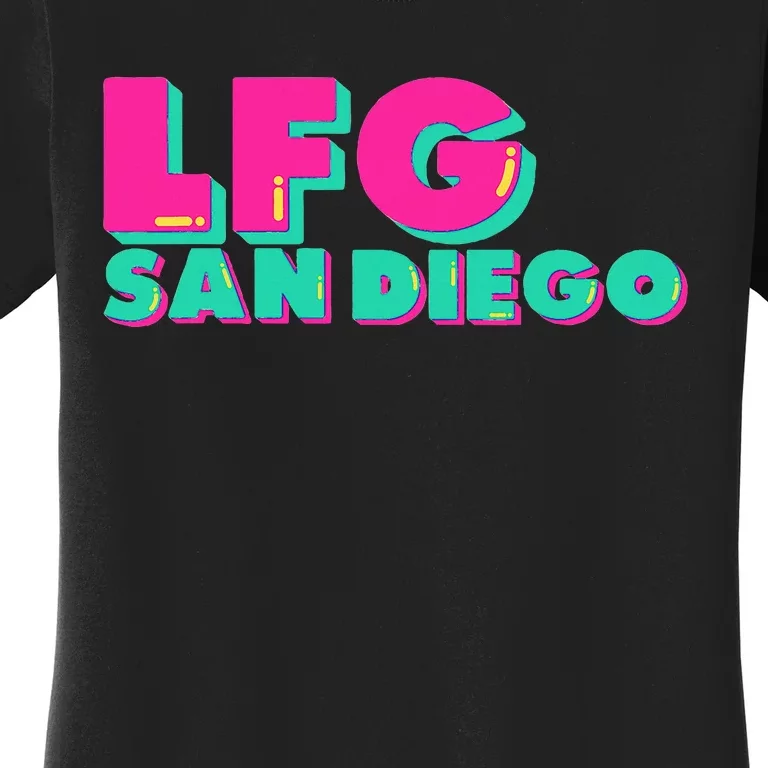 Lfgsd Baseball Fan San Diego Sports Lfg Sd Women's T-Shirt