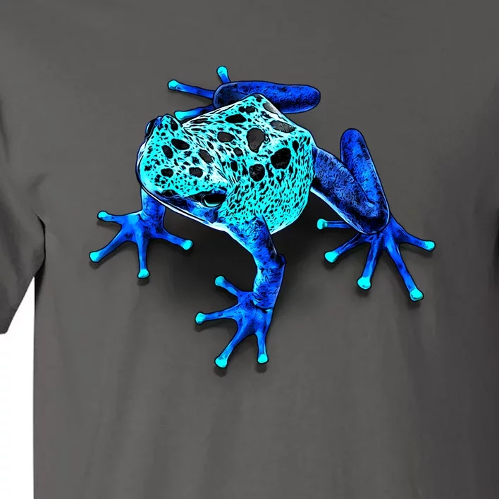 Little Blue Frog With Spots Tall T-Shirt