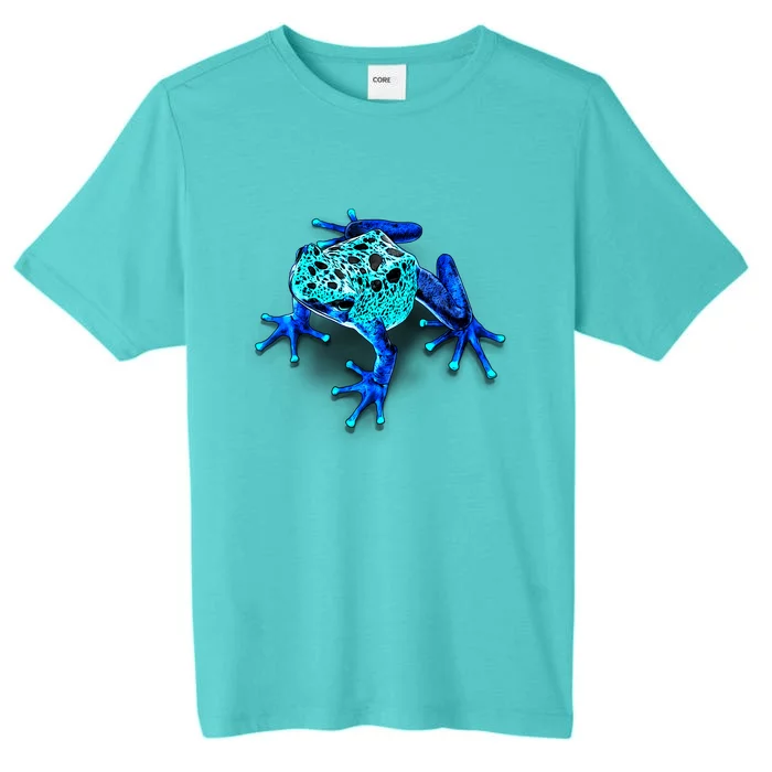 Little Blue Frog With Spots ChromaSoft Performance T-Shirt