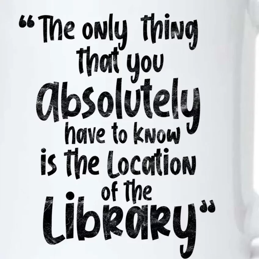 Library Book Funny Bookworm Reading Funny Gift Black Color Changing Mug