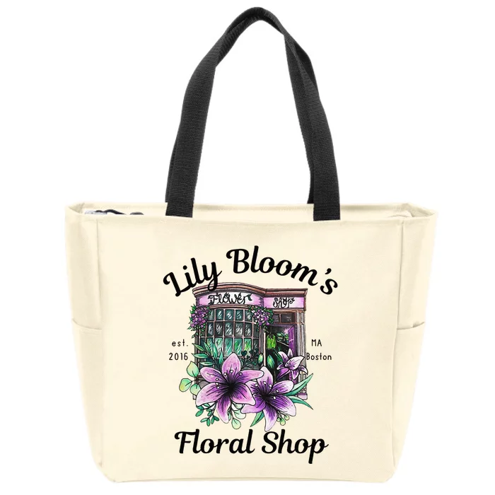 Lily Blooms Floral Shop It Starts With Us Bookish Zip Tote Bag