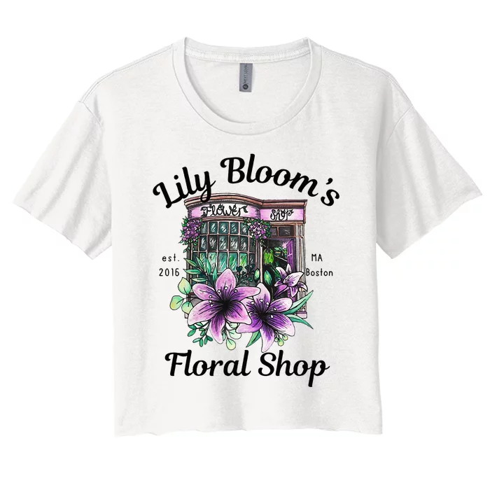 Lily Blooms Floral Shop It Starts With Us Bookish Women's Crop Top Tee