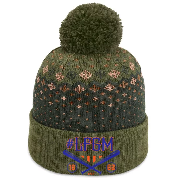 LFGM Baseball Fan The Baniff Cuffed Pom Beanie