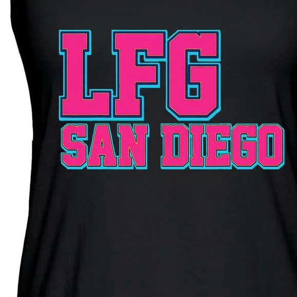 LFGSD Baseball Fan San Diego Sports LFG SD Ladies Essential Flowy Tank