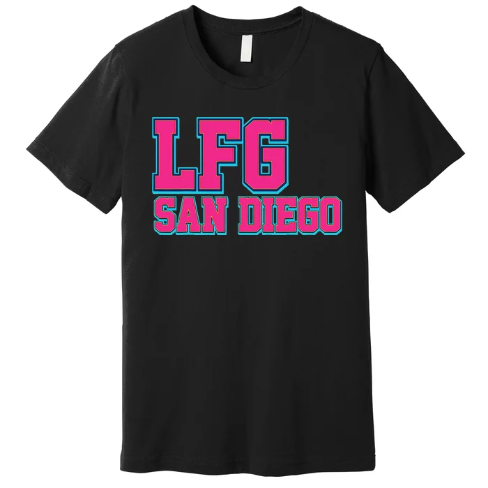 LFGSD Baseball Fan San Diego Sports LFG SD Premium T-Shirt