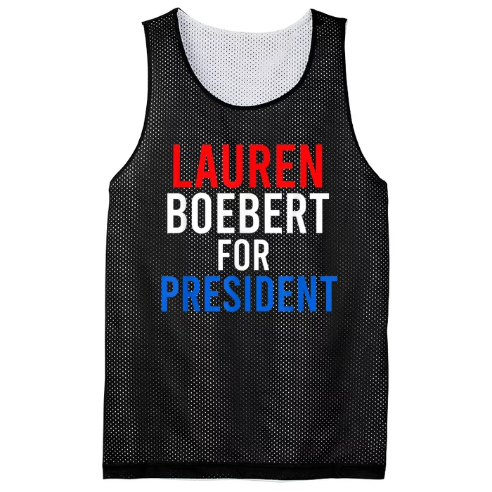 Lauren Boebert For President 2024 Mesh Reversible Basketball Jersey Tank