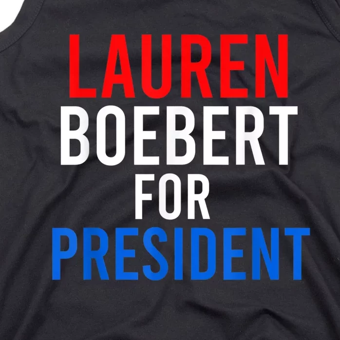 Lauren Boebert For President 2024 Tank Top