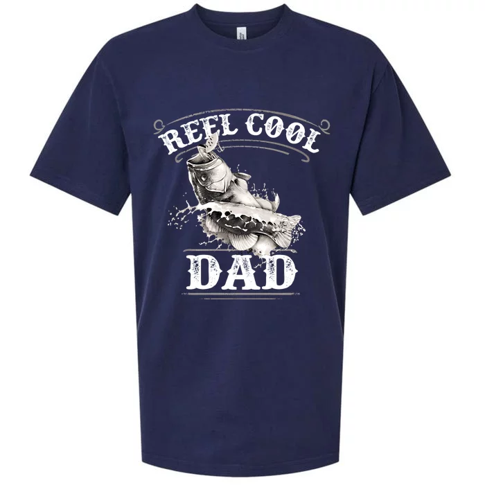 Largemouth Bass Fishing Design Reel Cool Dad Gift Sueded Cloud Jersey T-Shirt