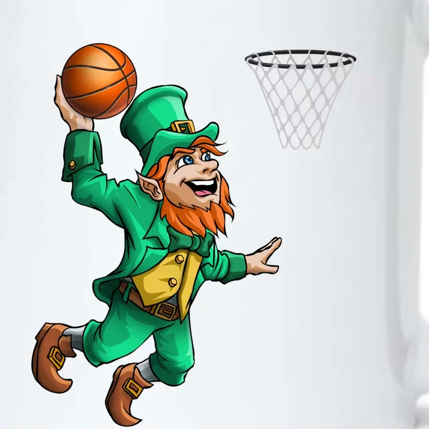 Leprechaun Basketball Funny St Patrick Day Dunk Ball Sport Gift Black Color Changing Mug