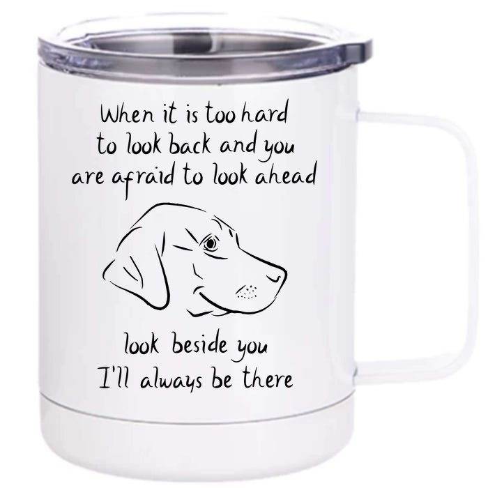 Labrador Best Friend Black Yellow Chocolate Lab Gift T Front & Back 12oz Stainless Steel Tumbler Cup