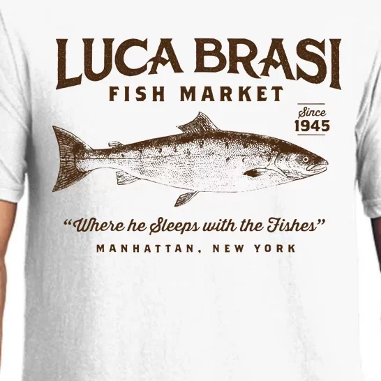 Luca Brasi Fish Market Pajama Set