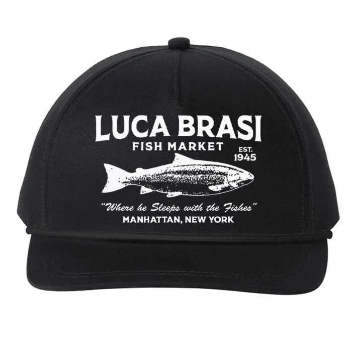 Luca Brasi Fish Market The Godfather Est 1945 Snapback Five-Panel Rope Hat