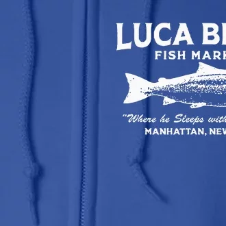 Luca Brasi Fish Market The Godfather Est 1945 Full Zip Hoodie