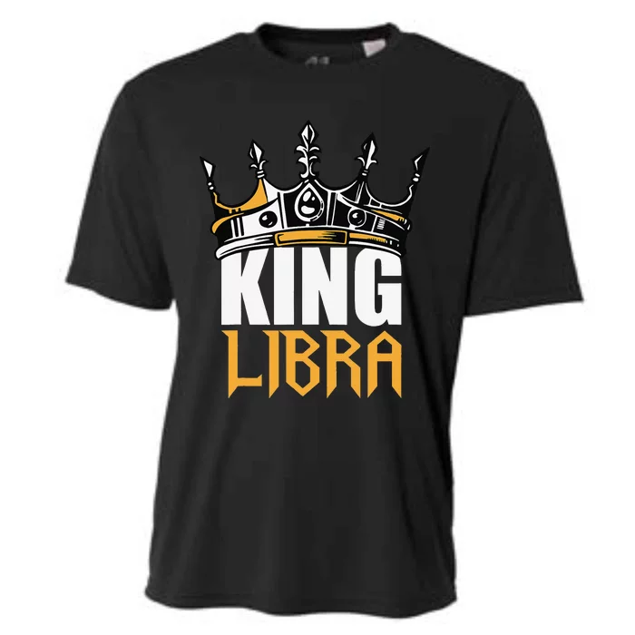 Libra Birthday Gifts King Libra Zodiac Cooling Performance Crew T-Shirt