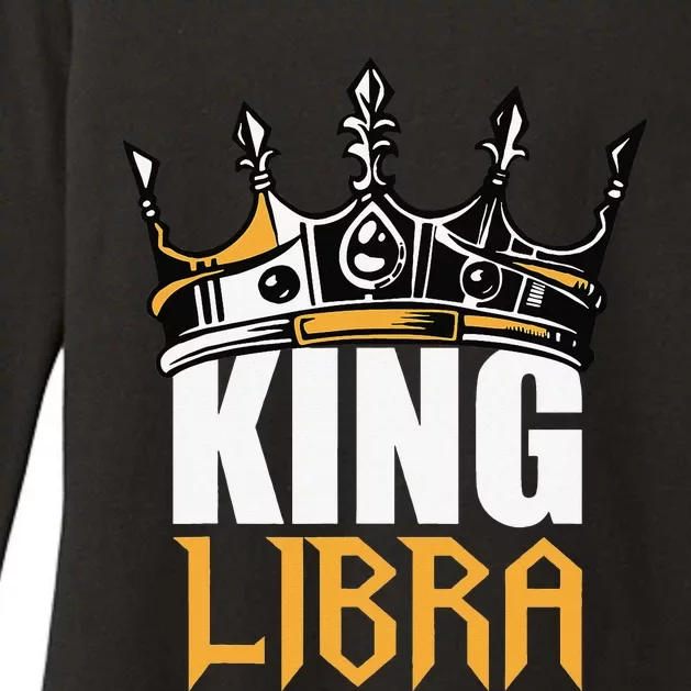 Libra Birthday Gifts King Libra Zodiac Womens CVC Long Sleeve Shirt