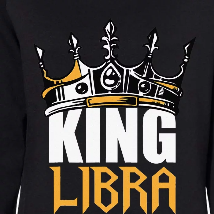 Libra Birthday Gifts King Libra Zodiac Womens California Wash Sweatshirt