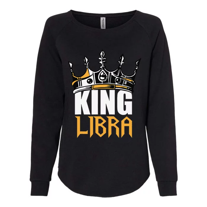 Libra Birthday Gifts King Libra Zodiac Womens California Wash Sweatshirt