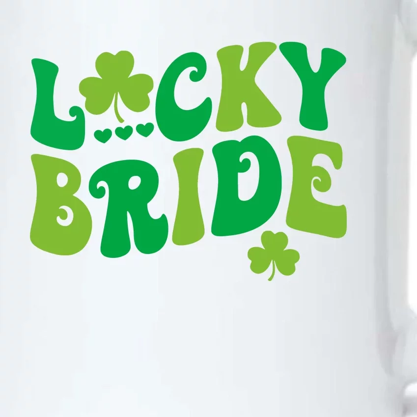 Lucky Bride Groom Couples Matching Wedding St Patricks Day Black Color Changing Mug