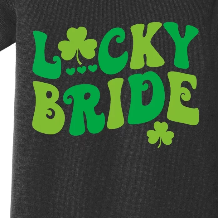 Lucky Bride Groom Couples Matching Wedding St Patricks Day Baby Bodysuit