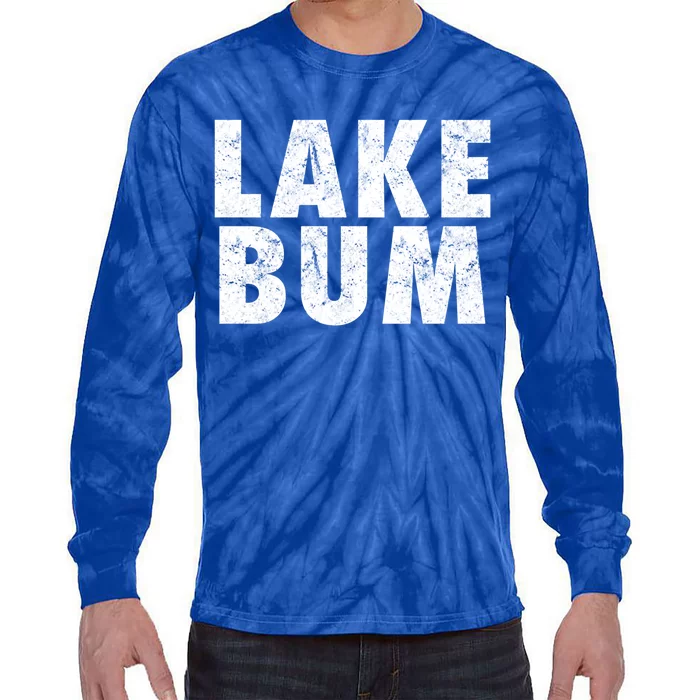 Lake Bum Gift Tie-Dye Long Sleeve Shirt