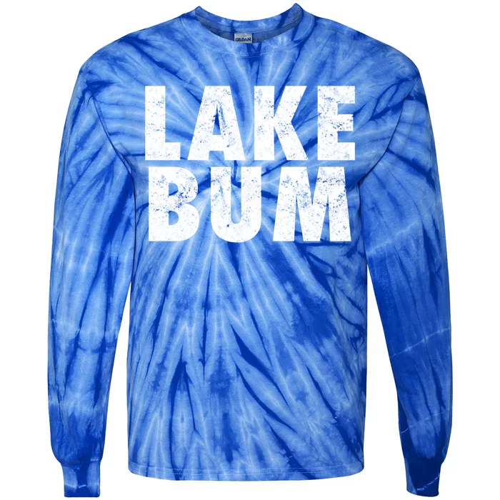 Lake Bum Gift Tie-Dye Long Sleeve Shirt