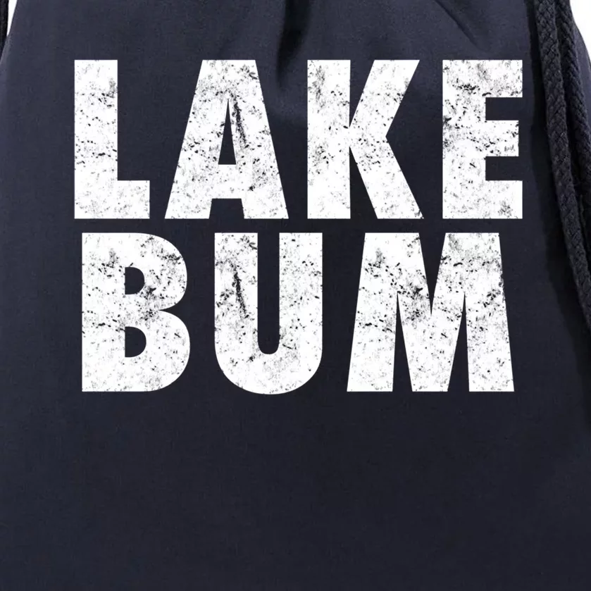 Lake Bum Gift Drawstring Bag