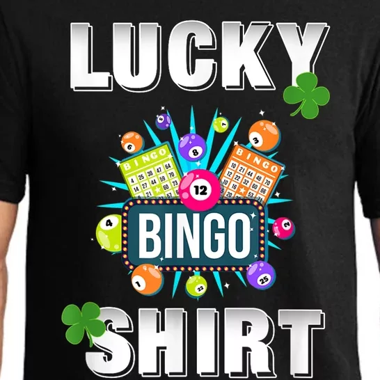 Lucky Bingo, Gambling Fun Bingo Lover T, Dk Pajama Set