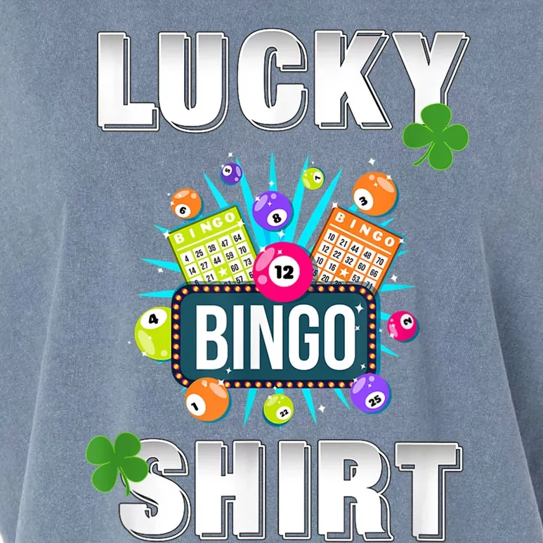 Lucky Bingo, Gambling Fun Bingo Lover T, Dk Garment-Dyed Women's Muscle Tee