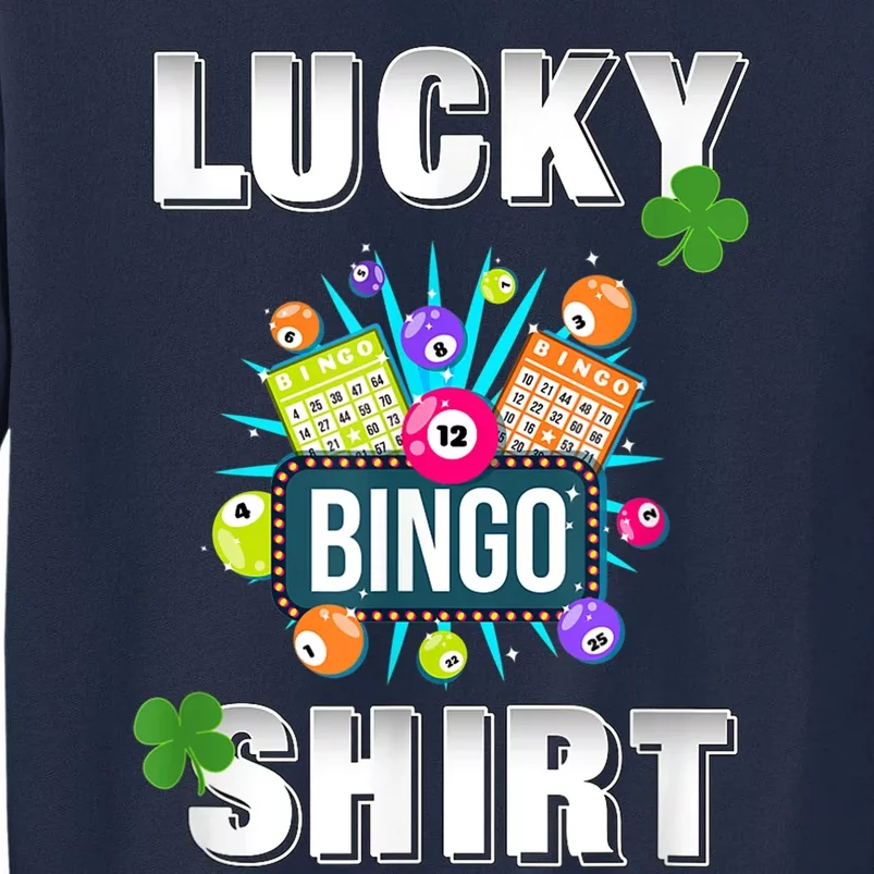 Lucky Bingo, Gambling Fun Bingo Lover T, Dk Tall Sweatshirt