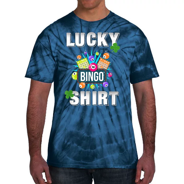 Lucky Bingo, Gambling Fun Bingo Lover T, Dk Tie-Dye T-Shirt