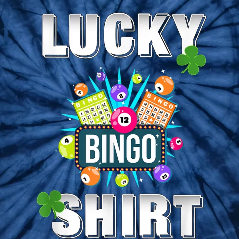 Lucky Bingo, Gambling Fun Bingo Lover T, Dk Tie-Dye T-Shirt