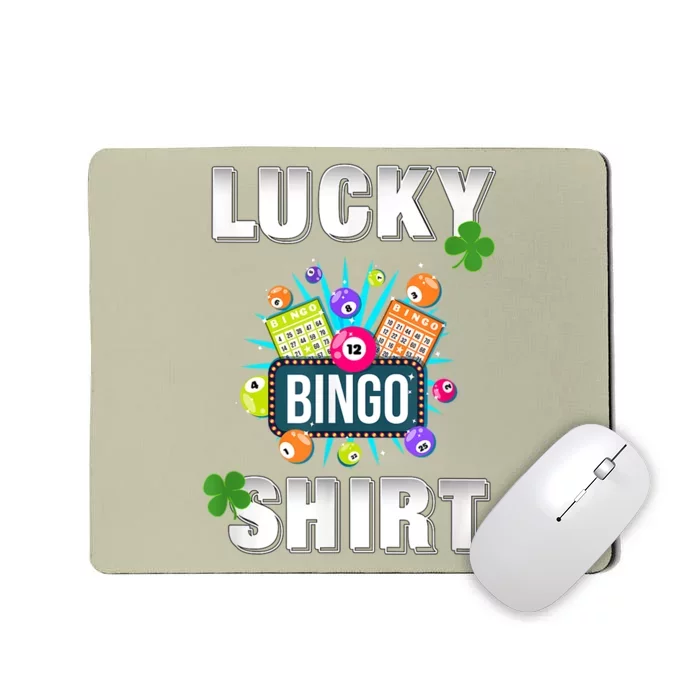 Lucky Bingo, Gambling Fun Bingo Lover T, Dk Mousepad