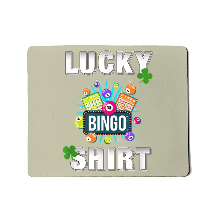 Lucky Bingo, Gambling Fun Bingo Lover T, Dk Mousepad