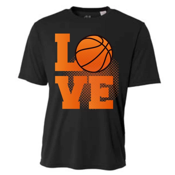 Love Basketball Gift Basketball Cool Gift Cooling Performance Crew T-Shirt